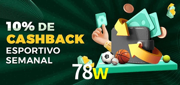 10% de bônus de cashback na 78w